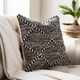 Surya Zanafi Black 18"x18" Toss Pillow Shell with Polyester Insert-2