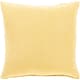 Surya Waffle Saffron 22"x22" Pillow Shell with Polyester Insert-1
