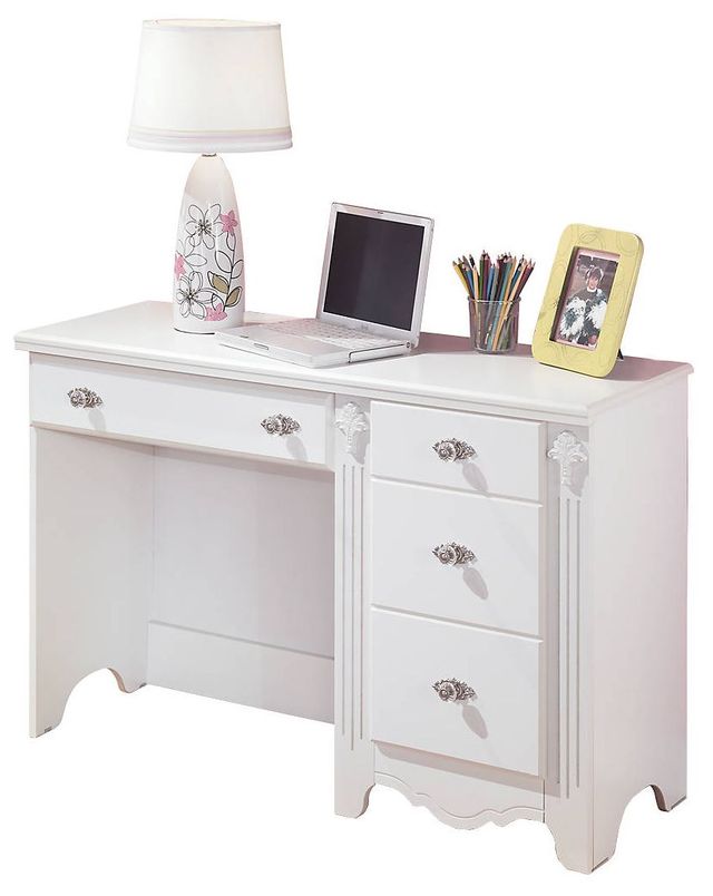 Signature Design By Ashley Exquisite White Youth Bedroom Desk