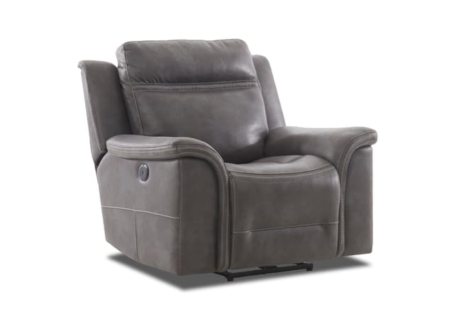 Klaussner® Huxley Domanic Charcoal Power Recliner-0