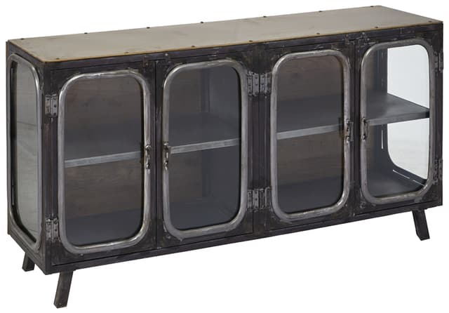 Jaipur Furniture Thorndike 4 Door 70" Cabinet-1
