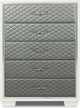 New Classic® Home Furnishings Luxor Silver/White Chest-1