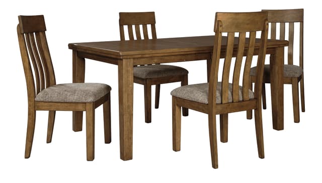 Benchcraft® 5 Piece Flaybern Light Brown Dining Set-0