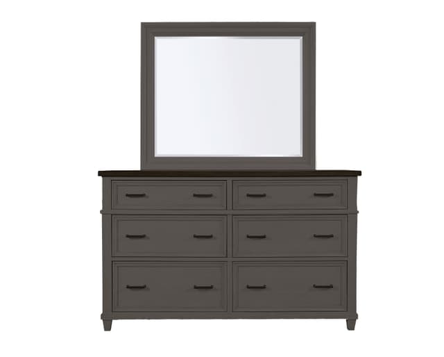 Aspenhome® Caraway Aged Ivory Dresser and Mirror-0
