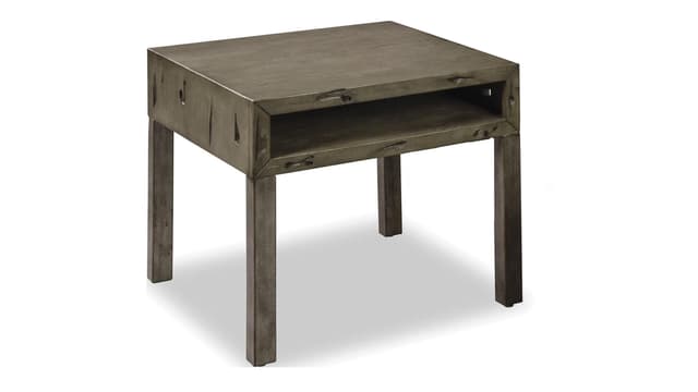 Craftmaster Weathered Gray End Table-0