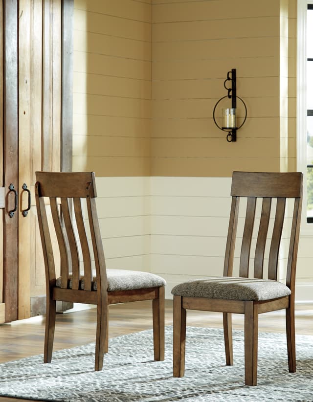 Benchcraft® 5 Piece Flaybern Light Brown Dining Set-4
