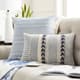 Surya Cascada Navy 13"x20" Pillow Shell with Down Insert-2