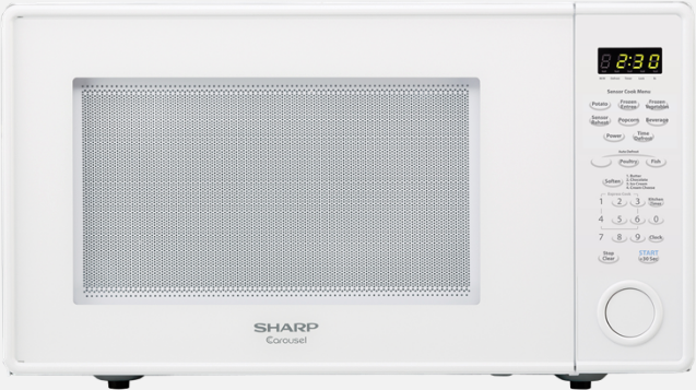 Sharp Carousel Countertop Microwave Oven White R559yw Myers
