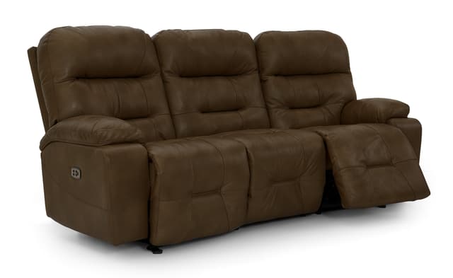 Best Home Furnishings® Kona Leather Ryson Power Reclining Sofa-0