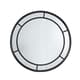 Olliix by Martha Stewart Katonah Black Round Framed Décor Wall Mirror-0