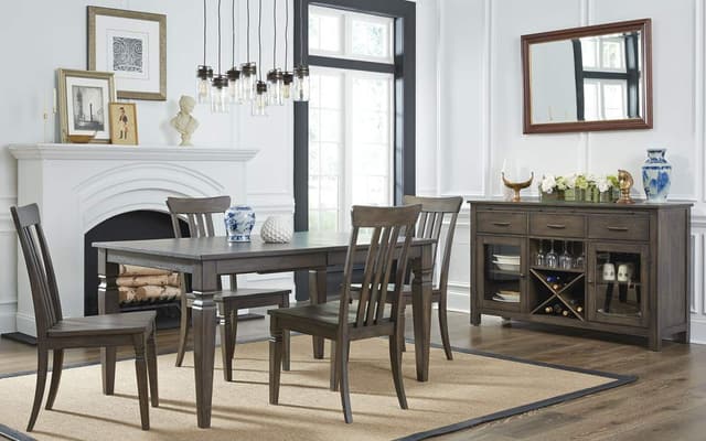 A-America® Kingston Dusty Black Dining Table-3