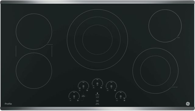 Ge Profile Series 36 13 Black With Stainless Steel Electric