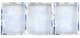 Olliix by Madison Park Cobalt Garden 3 Piece Blue Gel Coated Canvas-4