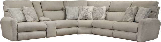 Catnapper® McPhearson 6 Piece Lay Flat Reclining Sectional-3
