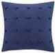Olliix by Urban Habitat Brooklyn Indigo Blue 20"x"20 Cotton Jacquard Pom Pom Square Pillow-0