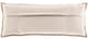 Surya Cotton Velvet Beige 12"x30" Toss Pillow with Down Insert-1