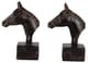 A & B Home 2-Piece Brown Horse Bookend Set-2