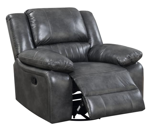 Emerald Home® 2 Piece Navaro Motion Console Loveseat and Recliner Set-4