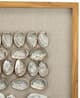 A & B Home Ocasta 2-Piece Beige/White Shell Design Wall Art Set-2