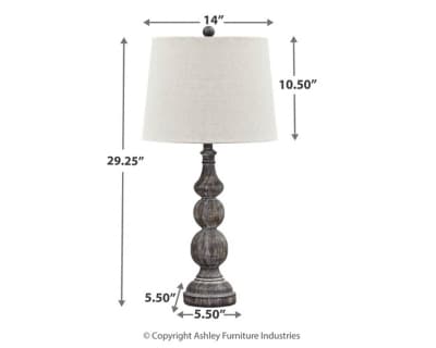 Signature Design by Ashley® Mair Antique Black Table Lamp-1