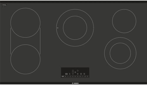 Bosch 800 Series 36 Electric Cooktop Black Frameless Net8668uc