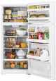 GE® 28" 16.6 Cu. Ft. White Top Freezer Refrigerator-2