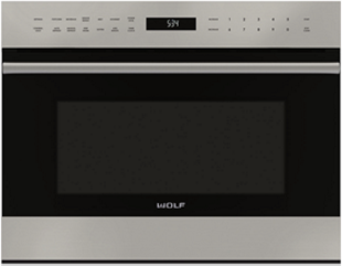 Wolf® E Series Transitional 24" Stainless Steel Built In Microwave Oven