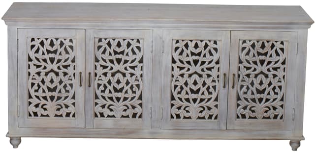 Jaipur Furniture Lunar Four Door 80" Sideboard-0