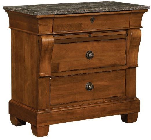 Kincaid Furniture Tuscano Mixed Hardwoods Bedside Chest ...