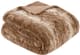 Olliix by Madison Park Zuri 1 Tan Faux Fur Oversized Bed Throw-0