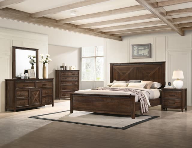 New Classic® Stonehurst King Panel Bed-2