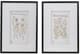A & B Home 2-Piece Black/White Wall Art Set-1