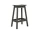 Saddle Outdoor Bar Stool - Coastal Grey-0