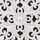 Olliix by Madison Park White Mandala Trinity 3 Piece White and Brown 3D Embellished Linen Canvas-3
