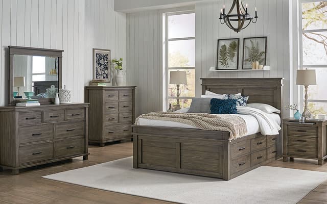 A-America® Glacier Point Dresser and Mirror Set-4