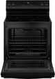 GE® 400 Series 30" Black Freestanding Electric Range-2