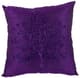A & B Home Purple 18" Throw Pillow-0