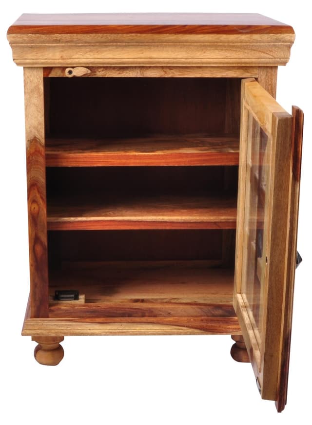 Jaipur Furniture Tahoe 12 Glass Side Cabinet-2