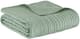 Olliix by Madison Park Tuscany Seafoam Oversized Quilted Throw with Scalloped Edges-1