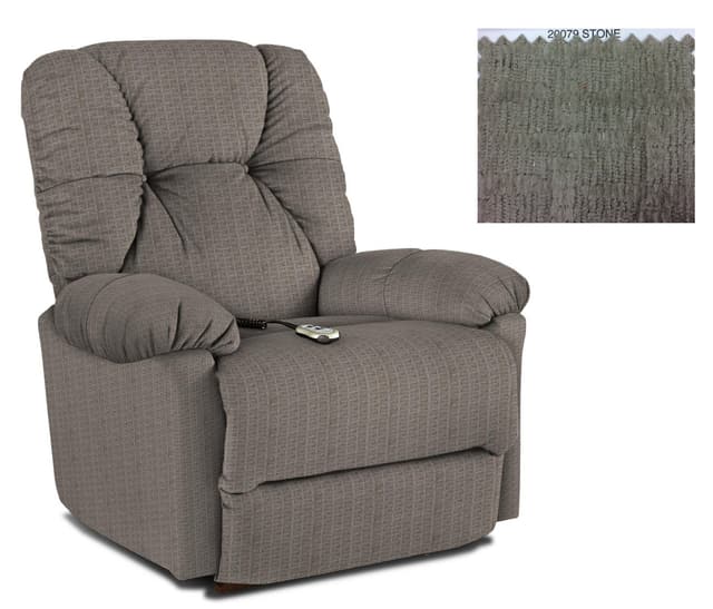 Best Home Furnishings® Romulus Stone Power Swivel Glider Recliner-1