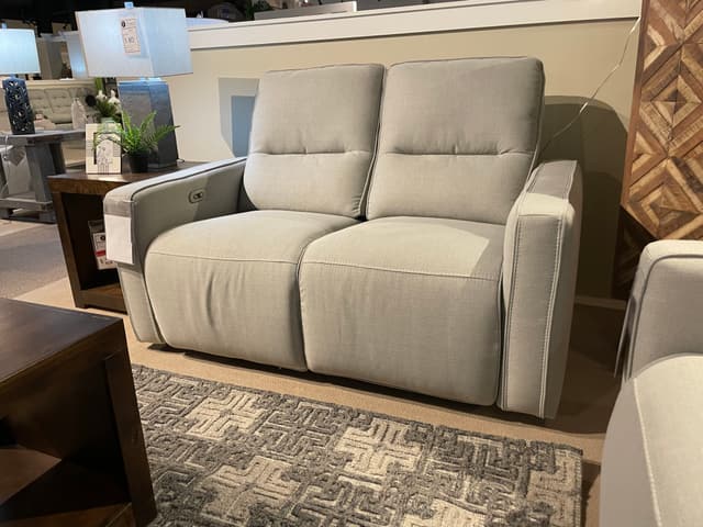 CLOUD GRAY RECLINING SOFA & LOVESEAT-4