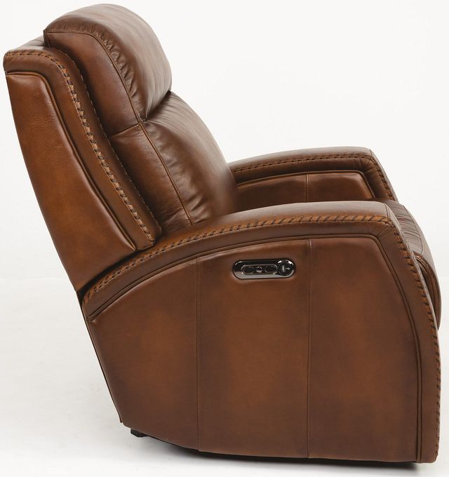 Flexsteel® Mustang Brown Power Glider Recliner With Power Headrest1873
