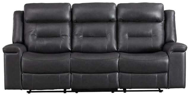 Signature Design by Ashley® McAdoo Charcoal Power Reclining Sofa-1