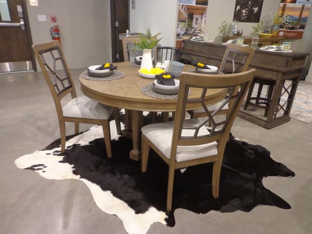 Parker House® Sundance 7 Piece Round Dining Set-0