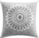 Olliix by INK+IVY Grey Sofia Embroidered Decorative Pillow-0