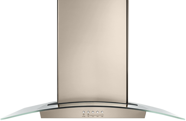 Amana 36 Sunset Bronze Modern Glass Wall Mount Range Hood