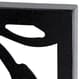 A & B Home Florentine Black/Gold Rectangular Flower Bloom Wall Decor-4