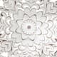 Olliix by Madison Park Medallion Trio 3 Natural/White Wood Wall Decoration Set-2