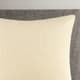 Olliix by INK+IVY Bree Knit Ivory 26" x 26" Euro Pillow Cover-2