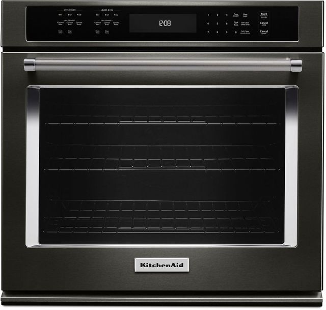 Kitchenaid 30 Black Stainless Steel With Printshield Finish Kitchenaid 30 Black Stainless Steel